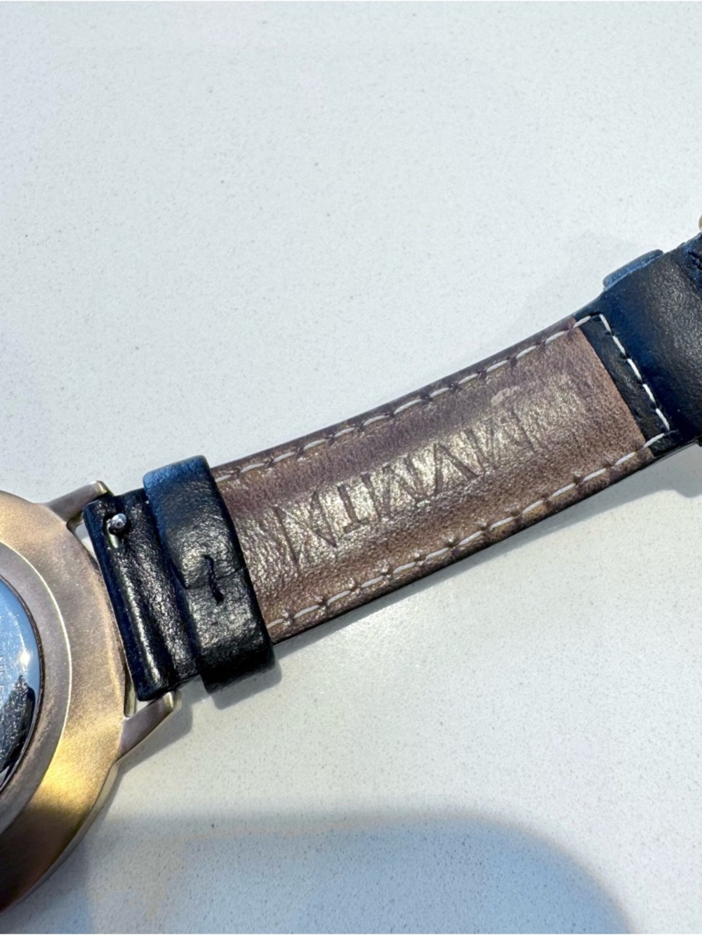 🛍️4 for 20$ / MVMT Minimalist Dial Watch Leather Strap / Black - Picture 7 of 9